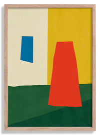 Bold Geometric Shapes and Vibrant Colors by Little Dean - Kuriosis Fine Art GmbH