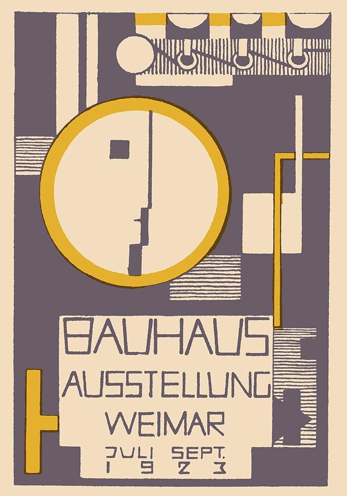 Poster for the 1923 Bauhaus Exhibition in Weimar: Bauhaus Kooperation