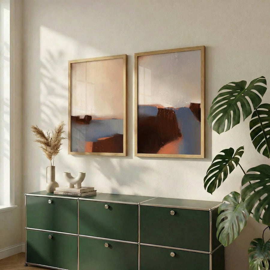 Desert Mirage + Serene Horizons von Mansi Saxena