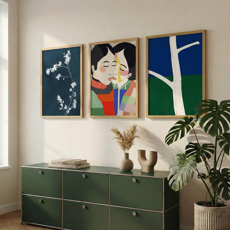 Gallery Wall Blue Mood