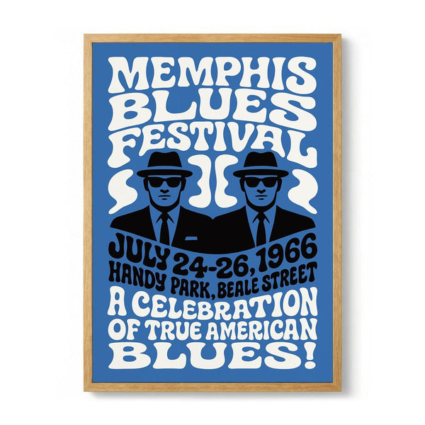 1966 Memphis Blues Festival by Patryk Krygowski