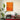 Vibrant Orange Bathroom by Bethany Young - Kuriosis Fine Art GmbH