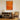 Vibrant Orange Bathroom by Bethany Young - Kuriosis Fine Art GmbH