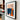Bold Blue Orange and White Brushstrokes by MANSI SAXENA - Kuriosis Fine Art GmbH