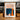 Bold Blue Orange and White Brushstrokes by MANSI SAXENA - Kuriosis Fine Art GmbH