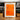 Vibrant Orange Bathroom by Bethany Young - Kuriosis Fine Art GmbH