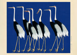 7 Birds by Korin in Blue - Kuriosis Fine Art GmbH