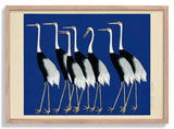 7 Birds by Korin in Blue - Kuriosis Fine Art GmbH