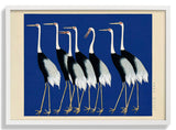 7 Birds by Korin in Blue - Kuriosis Fine Art GmbH
