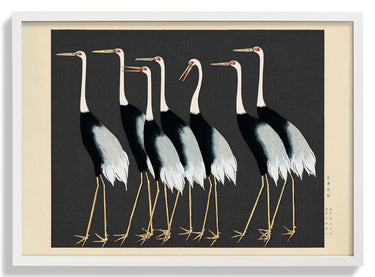 7 Birds by Korin in Grey - Kuriosis Fine Art GmbH