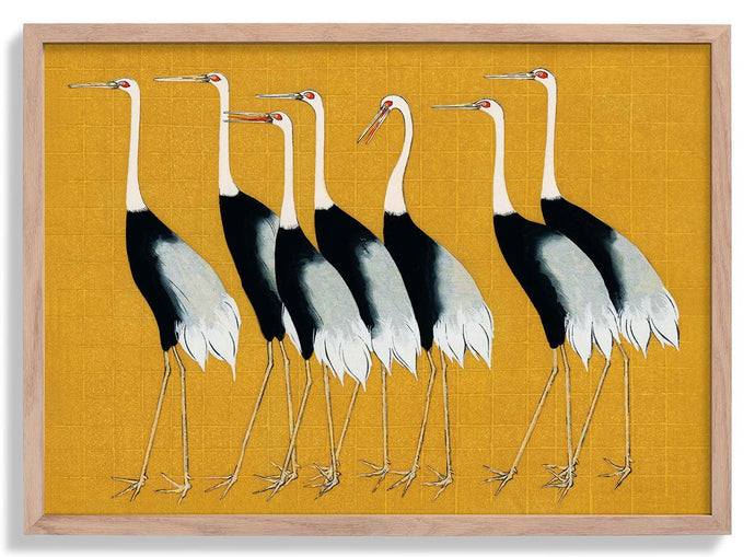 7 Birds Japanese by Korin - Kuriosis Fine Art GmbH