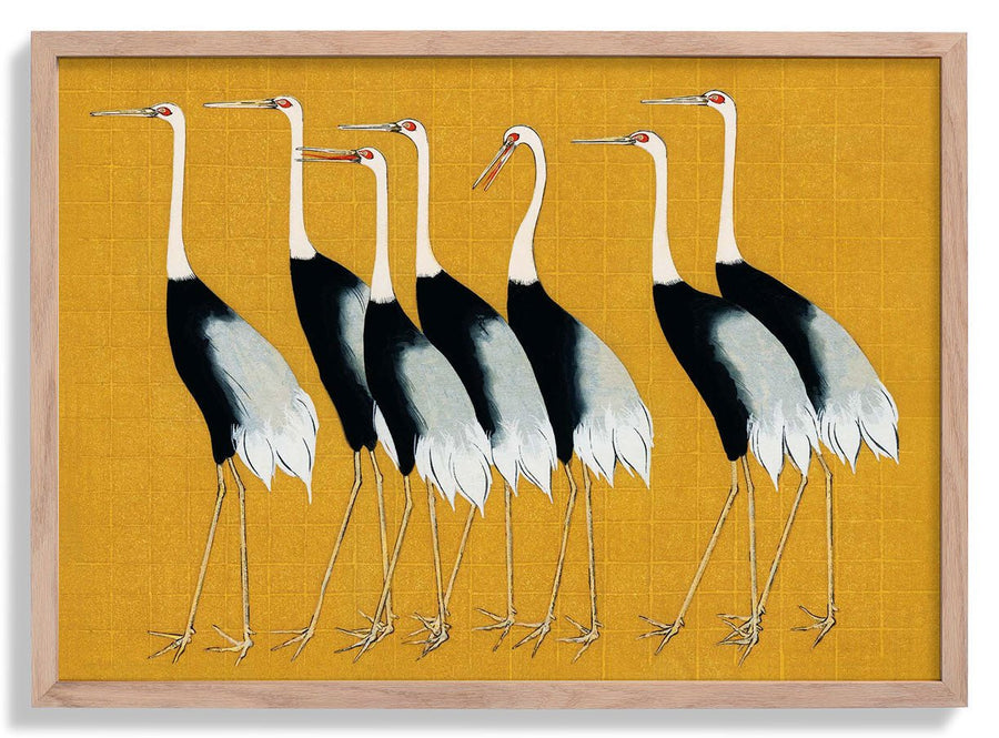 7 Birds Japanese by Korin - Kuriosis Fine Art GmbH