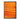 Vibrant Orange Bathroom by Bethany Young - Kuriosis Fine Art GmbH