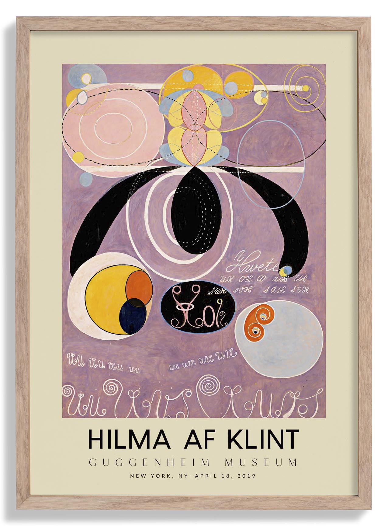 Hilma Af Klint Ausstellung The Ten Largest Nr 6 Poster Kuriosis Fine