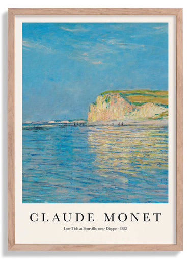 Low Tide at Pourville by Claude Monet