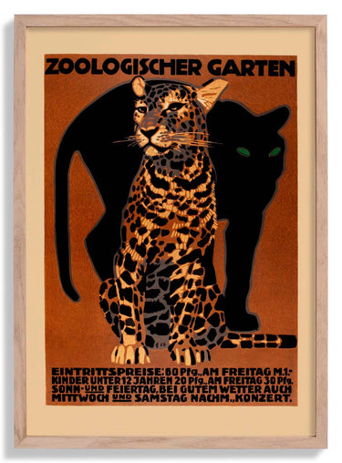 Zoologischer Garten Zoo Vintage Poster