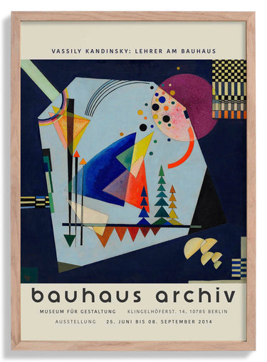 Three Sounds by Wassily Kandinsky Exhibition Poster