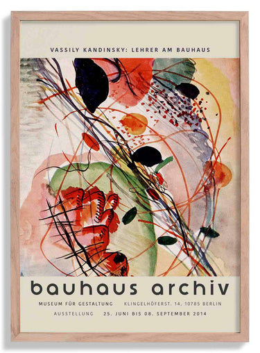 Aquarell Print by Wassily Kandinsky Exhibition Poster