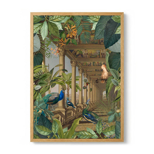Lost Jungle Place With Peacocks 2 von Andrea Haase