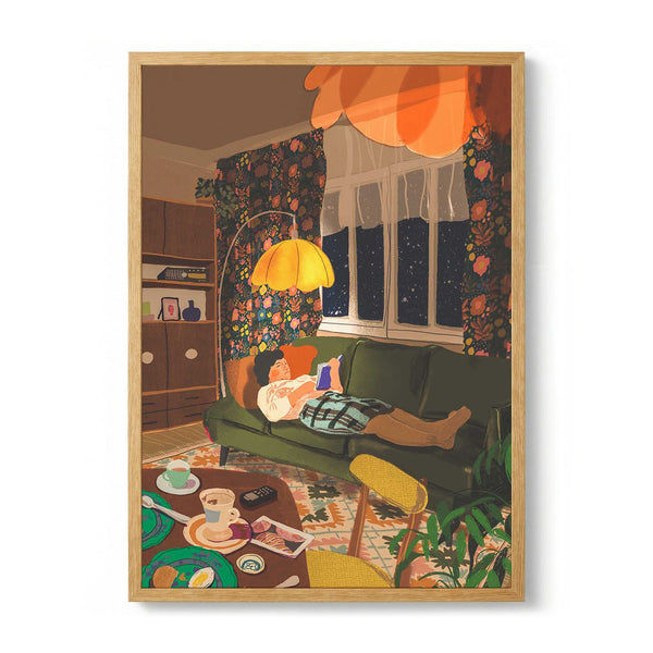 Evening reader By Gigi Rosado