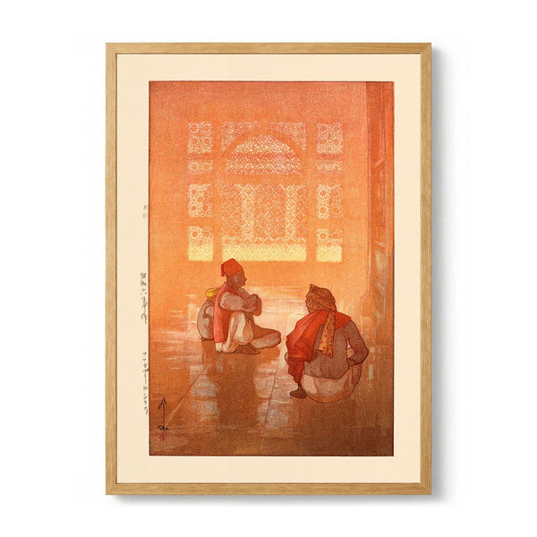 Fuwatepuuru Shikuri A Window in Fatehpur-Sikri 1931 door Hiroshi Yoshida