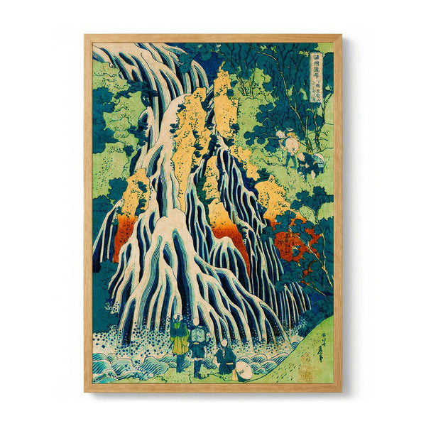 Shimotsuke Waterfall by Hokusai