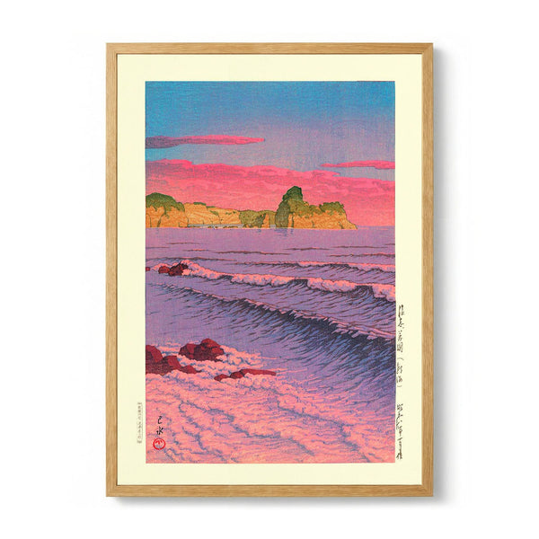 Morning Sea at Shiribeshi von Hasui