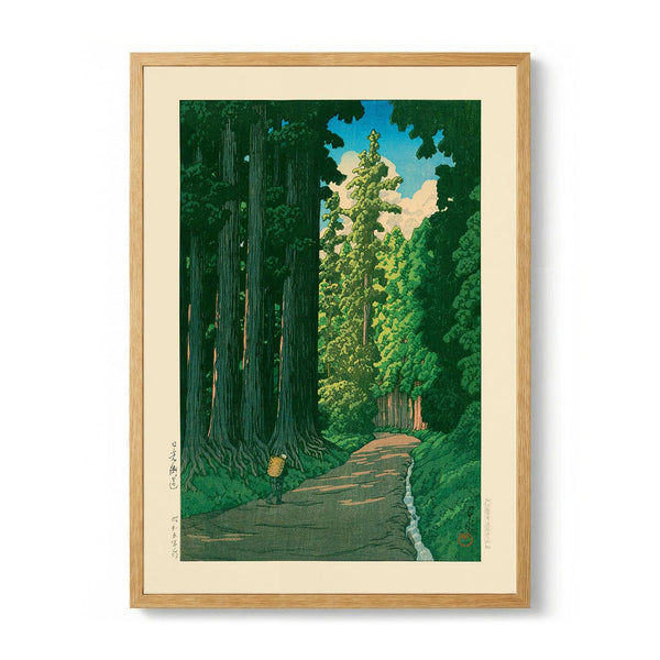Road to Nikko von Hasui