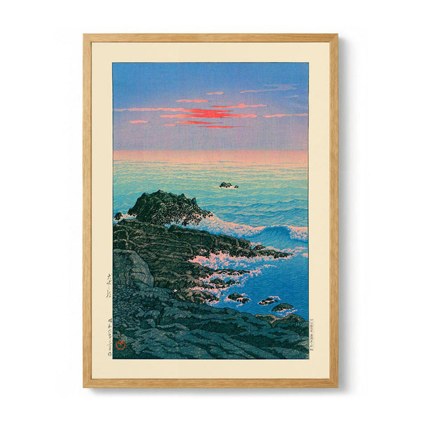 Morning of Cape Inubo von Hasui