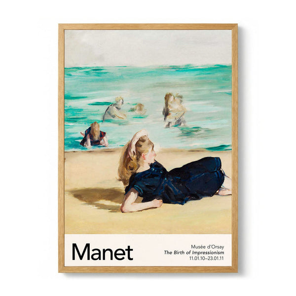 On the Beach de Manet Exhibition