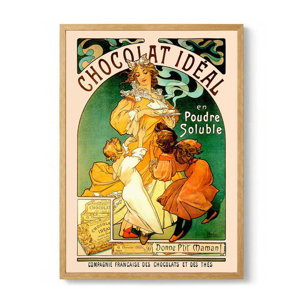 Chocolat Ideal door Alphonse Mucha