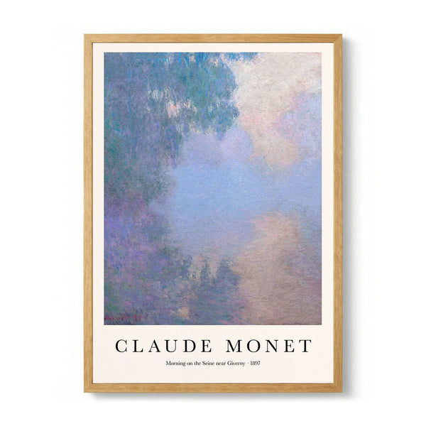 Morning on the Seine near Giverny de Claude Monet