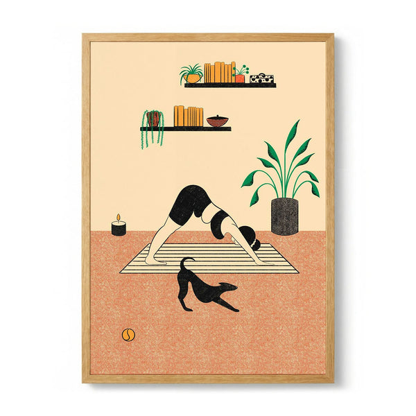 Yoga Downward Dog di Nicole Marra