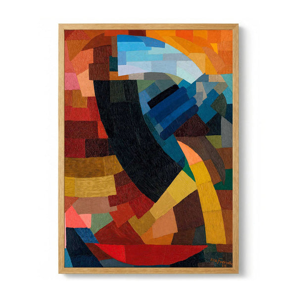 Fragments de figure à l’ensemble des plans by Otto Freundlich