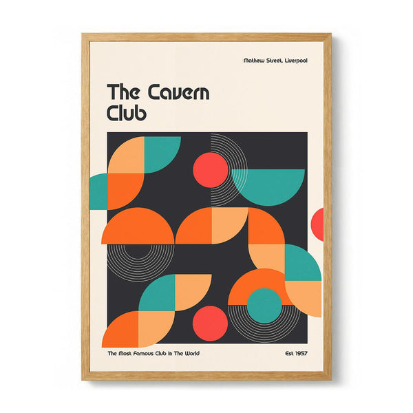 Cavern Club Design Poster by Retrodrome