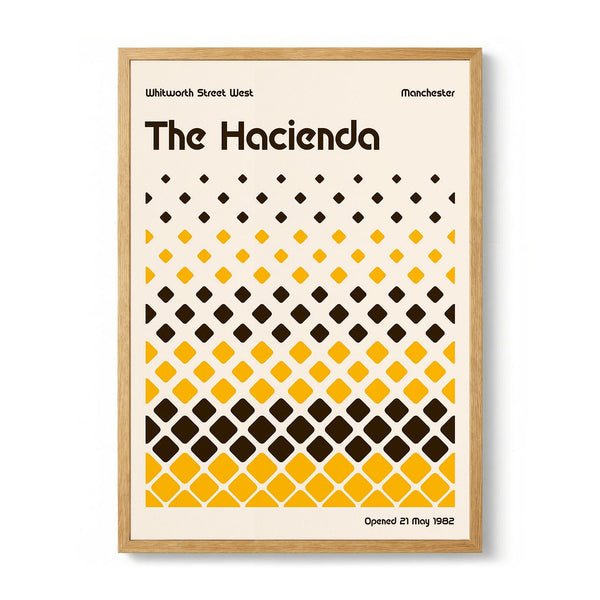 Hacienda Poster by Retrodrome