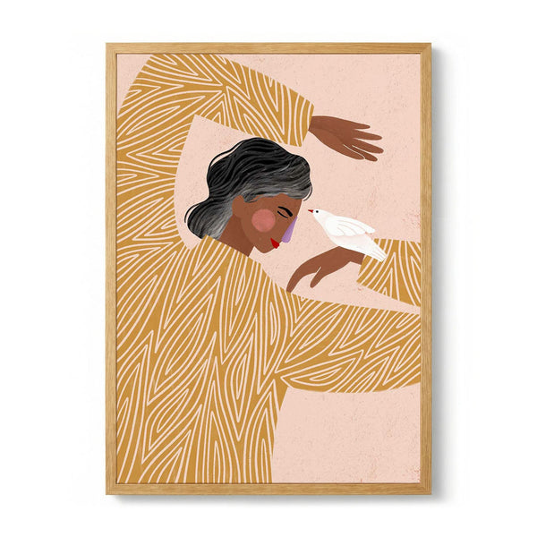The Woman With a Bird by Bea Müller
