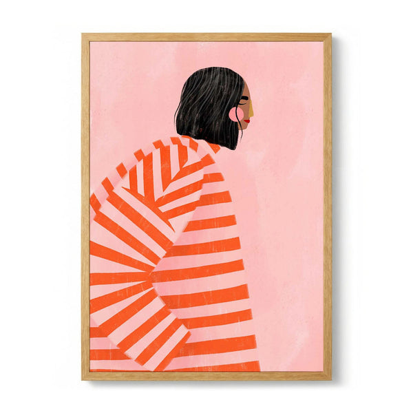 The Woman With the Orange Stripes by Bea Müller