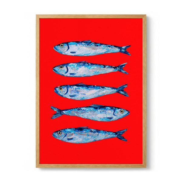 Sardines Berry Red di Alice Straker