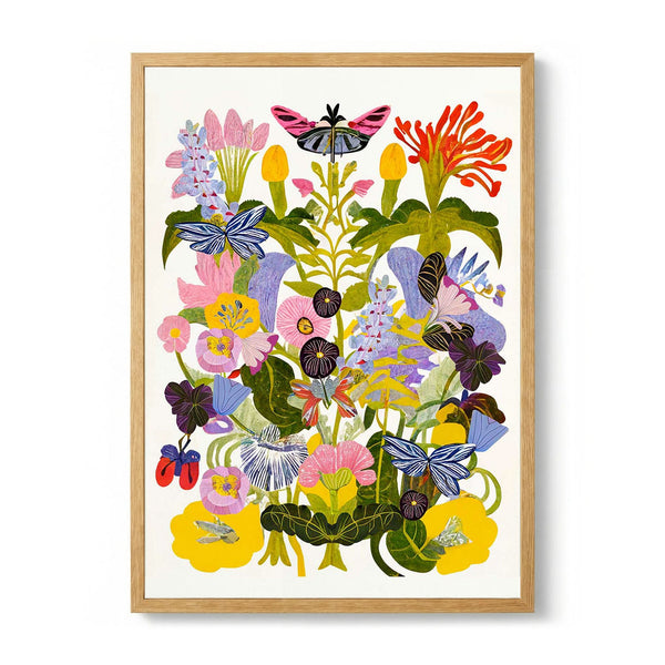 Abstract Autumn Floral di Rafaela Mascaro