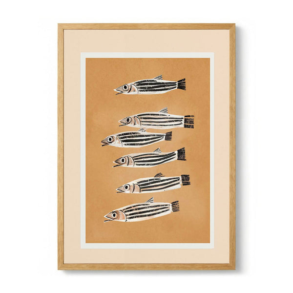 Minimal Fish Study von City Art