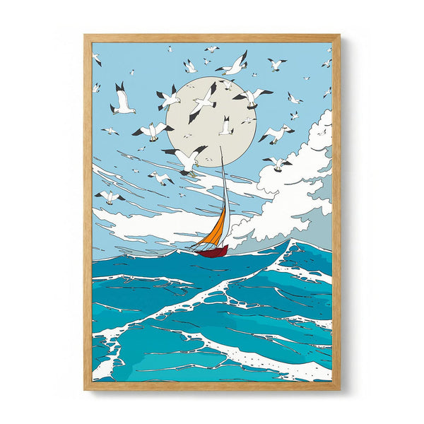 Seascape and Seagulls par Nicholas