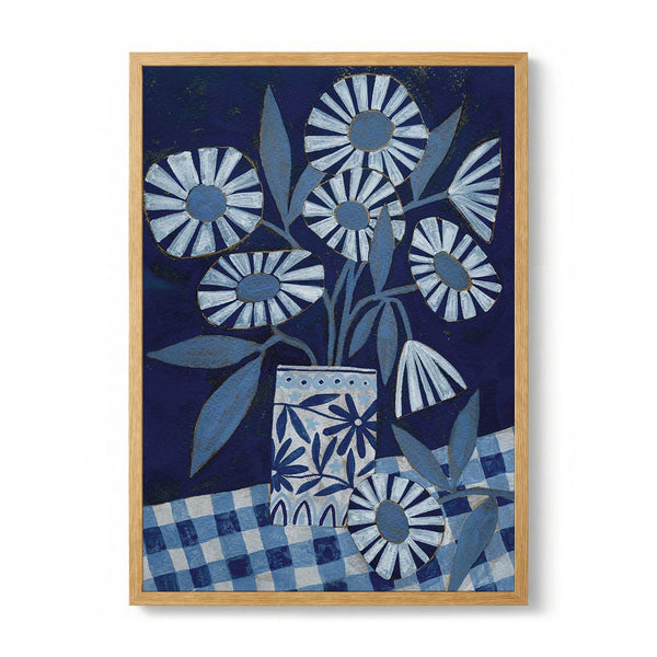 Stylized Flowers In A Decorative Vase von Susan Black