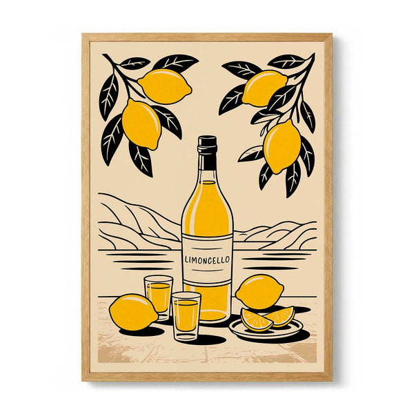 Italian Limoncello Still Life by Andreas Magnusson