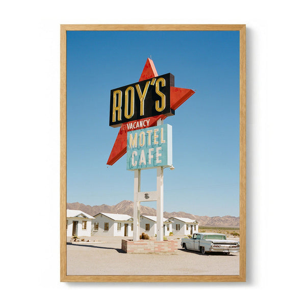 Vintage Desert Motel Sign by Bethany Young