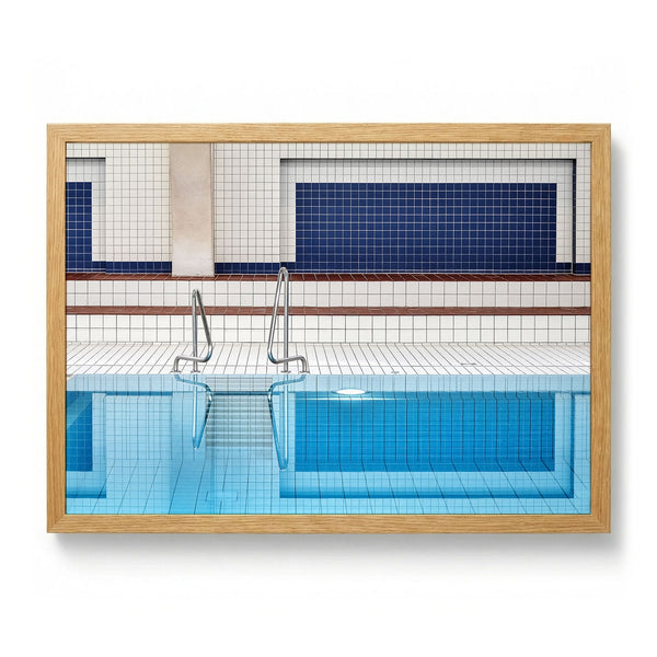 Blue Pool Geometry by Renate Reichert