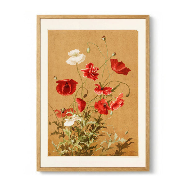 Poppies No. 3 By Ellen Thayer Fisher by Ellen Thayer Fisher