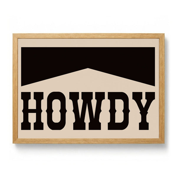 Howdy Wild West Spirit by Melloi Art Prints