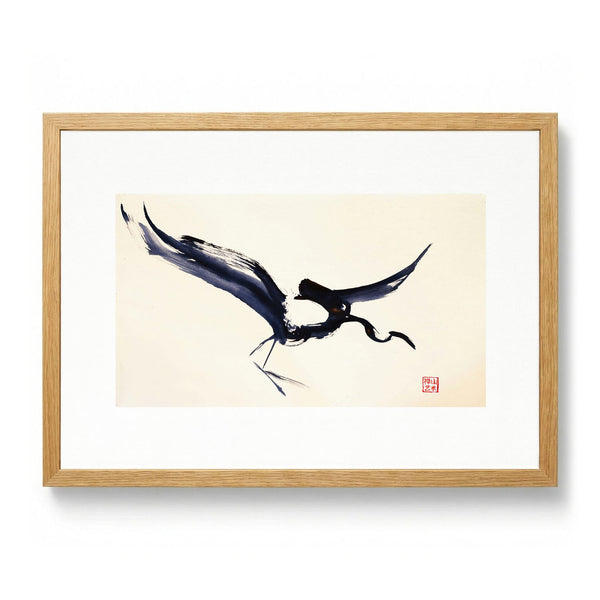 Flying Ink Crane by RodMacIver