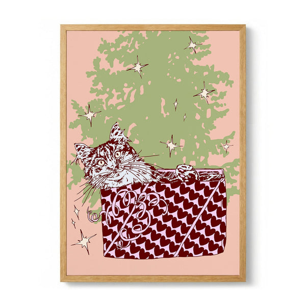 Christmas Cat Surprise by Katariina Kosunen